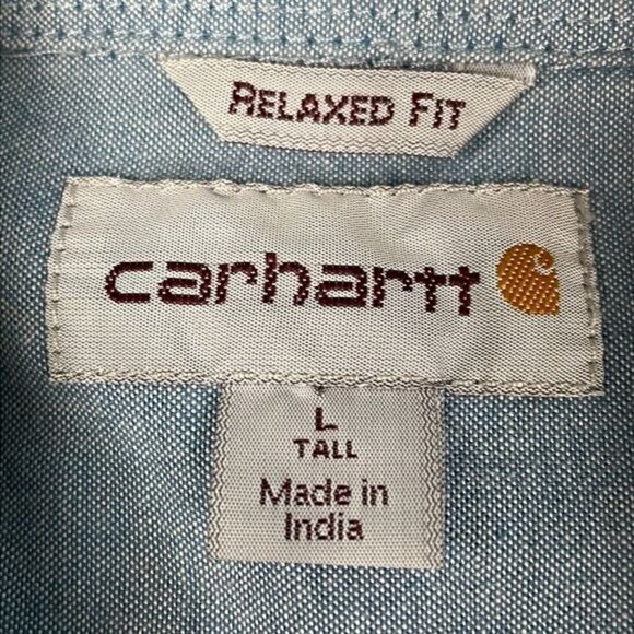 Carhartt Chambray Button Front Long Sleeve Shirt Arizona Diamondbacks Cardinals - Picture 4 of 12